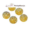 PAX 20 cabochons plat druzy, drusy ronds 12mm S1179019