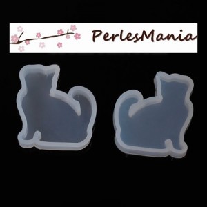 Moule En Silicone Pendentif Moule En Silicone Chat 35x32mm Pour Creations Fimo Resine Utilisation Fimo Resin