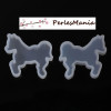 MOULE EN SILICONE pendentif MOULE EN SILICONE CHEVAL 44x40mm