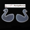 1 MOULE EN SILICONE pendentif MOULE EN SILICONE CYGNE 46x42mm POUR CREATIONS FIMO RESINE ( S1181276 )