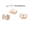 PAX: 500 embouts, poussoir, bouchon stoppeurs PAPILLON metal OR ROSE S1185325