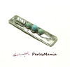1 pendentif, breloque43mm FLECHE metal couleur ARGENT ANTIQUE ( S1185497 )