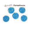 PAX 20 cabochons plat druzy, drusy ronds 12mm S1177542
