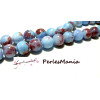 10 perles jade teintée 10mm POURPRE BLEU R73097