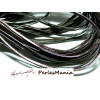 5 m CORDON simili cuir H11204 MARRON BRONZE fin 2 par 1mm, DIY