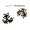 PAX: 300 coupelles coquille calottes FORME ETOILES metal couleur BRONZE S112995