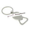 1 support de décapsuleurs porte-clés à personnaliser 25mm metal ARGENT PLATINE (idéal pour la fête des pères ) ref 14