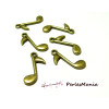 PAX 20 pendentifs clé, clefs de sol metal couleur BRONZE 2Y2625 accessoires pour création de bijoux