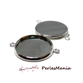 PAX 10 Supports de PENDENTIF CONNECTEUR ACIER INOXYDABLE 16mm S1168886