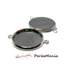 PAX 10 Supports de PENDENTIF CONNECTEUR ACIER INOXYDABLE 16mm S1168886