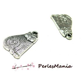 PAX 30 pendentifs, breloque 21mm CHAT POP ART ARGENT ANTIQUE S11321
