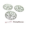4 Estampes filigrane MULTI ETOILES de 20 mm ARGENT PLATINE