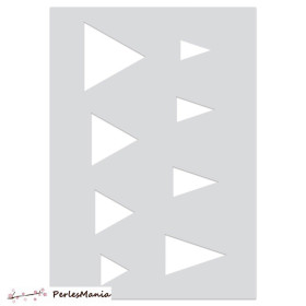 GABARIT PATE FIMO PATE POLYMERE et autre support FORME TRIANGLE