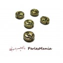 PAX 50 perles intercalaires LUNE ET ETOILE metal couleur Bronze S113724