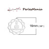 ESTAMPES BOUDHA 16mm ARGENT PLATINE EN ACIER INOXYDABLE S1186316 , DIY pour création de bijoux raffinés
