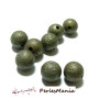 Perles Intercalaires Stardust Granitées Paillettes 8mm Bronze – Qualité