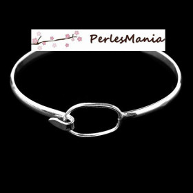 PAX 4 bracelet anneau rigide ARGENT VIF 60mm S1170448