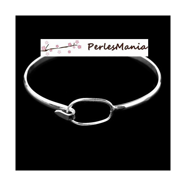 PAX 4 bracelet anneau rigide ARGENT VIF 60mm S1170448