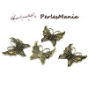 Pendentifs Grand Papillon 44x42mm – Métal Bronze