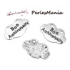 PAX 10 pendentifs MESSAGE SUR NUAGE BON ANNIVERSAIRE ARGENT ANTIQUE S1184261