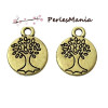 PENDENTIFS ARBRE BIFACE metal couleur DORE ANTIQUE S1161892