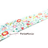 Mercerie 1 mètre B6014B ruban biais liberty fleuri 20mm