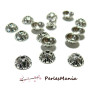 PAX 70 coupelles calottes caps DELHI ARGENT ANTIQUE 9mm S11452