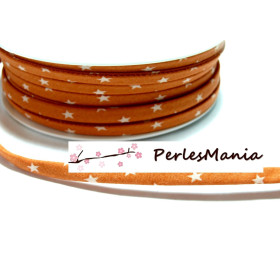 50 cm ruban cordon spaghetti 7mm collection 109 ETOILE