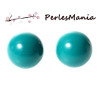 1 PERLE SONORE 18mm VERT BLEU POUR CREATION BOLA DE GROSSESSE S1176250