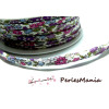 50 cm ruban spaghetti liberty 7mm collection 11 fleuri liberty