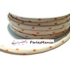 1 m ruban cordon spaghetti 7mm collection 309 ETOILE