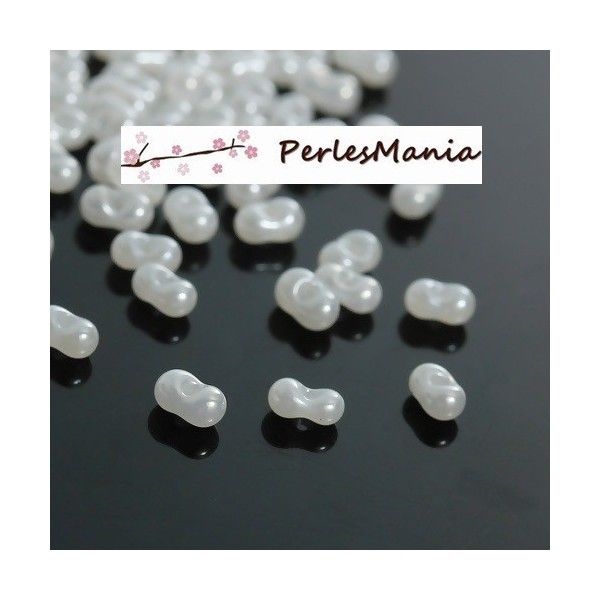 PAX Environ 300 perles Japonaise en verre 4 par 2mm S1176381
