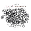 Anneaux de jonction GUN METAL 7mm par 1mm