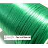 10 mètres ruban satin EXTRA FIN vert sapin 3mm ref 217 mercerie pour bijoux