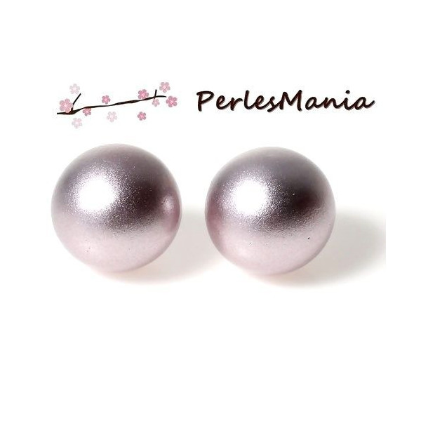 PERLE SONORE 16mm LILAS METALISE POUR CREATION BOLA DE GROSSESSE