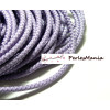 1 mètre de CORDON CORDE TRESSEE 5mmVIOLET H11308 QUALITE