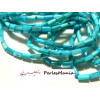 COLONNE NACRE BLEU TURQUOISE en 8 par 4mm