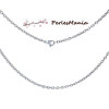 PAX 10 COLLIERS 43cm CHAINE Maille 2 par 1.5mm ARGENT PLATINE QUALITE SUP ref 200