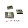 2 FERMOIRS MAGNETIQUES AIMANTES STYLE ECAILLE BRONZE HK005