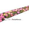 Mercerie 1 mètre B9009R ruban biais liberty fleuri 20mm WILTSHIRE