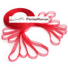 1 rouleau de 45 mètres ruban ORGANZA ROUGE 10mm H11Y026