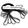 1 rouleau de 45 mètres ruban ORGANZA NOIR 10mm H11Y039