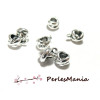 PAX environ 75 pendentifs bélières NOEUDS 2N3665 metal ARGENT PLATINE