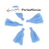 PAX 50 pompons breloque passementière BLEU 30mm S1191833