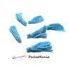 PAX 50 pompons breloque passementière BLEU ACIER 30mm S1191828