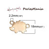 pendentifs breloque HERISSON couleur DORE