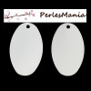 PAX 20 pendentifs metal couleur ARGENT VIF S1163155