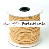 1m cordon 3 mm Imitation simili cuir serpent CREME HL103