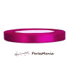 1 rouleau de 22 mètres ruban satin ROSE FUSCHIA 6mm H1127