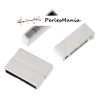 PAX 2 SET DE FERMOIRS MAGNETIQUES ARGENT PLATINE S1152920